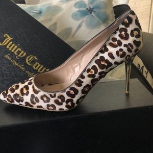 Juicy Couture leopard heels